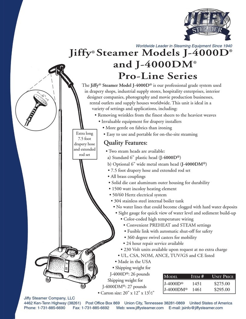 Jiffy Pro-Line J-4000D User manual