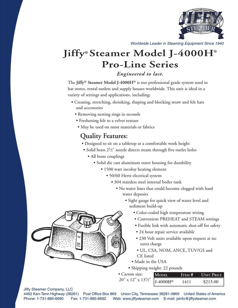 Jiffy Pro-Line J-4000H User manual