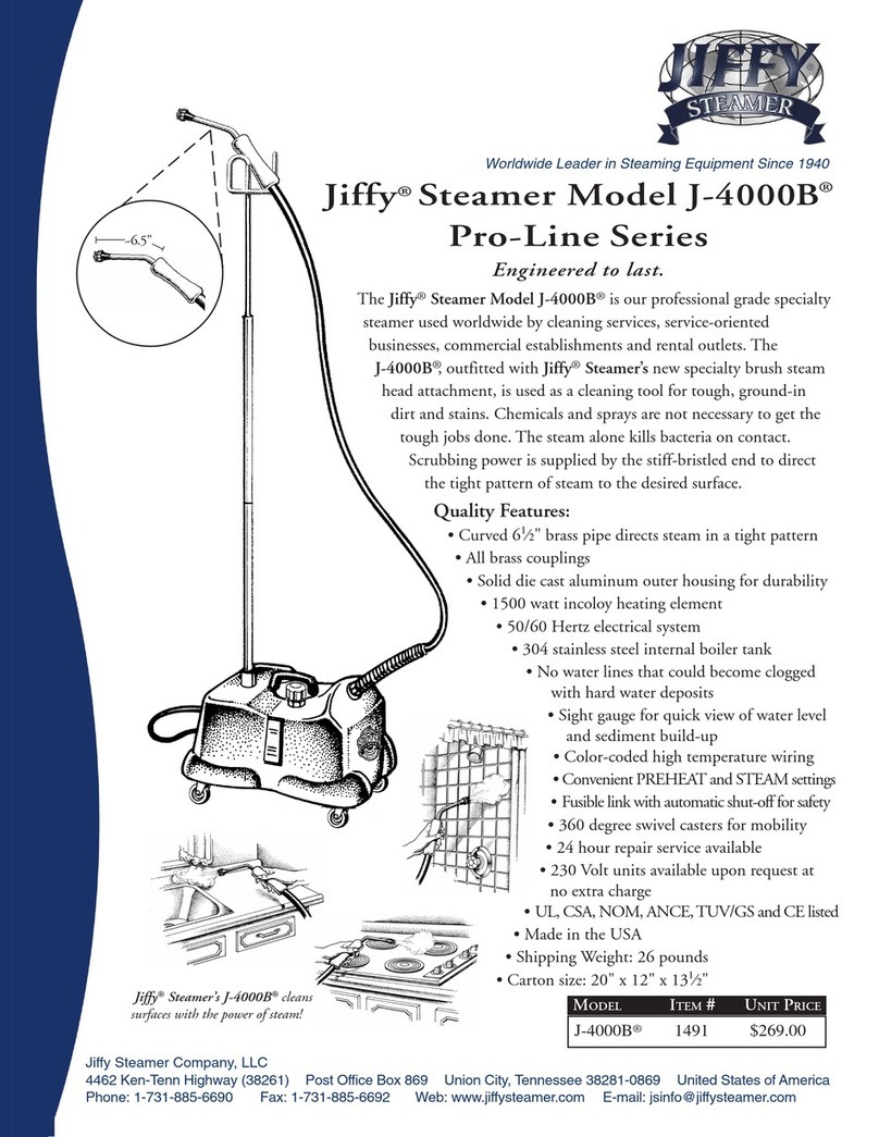 Jiffy Pro-Line J-4000B User manual