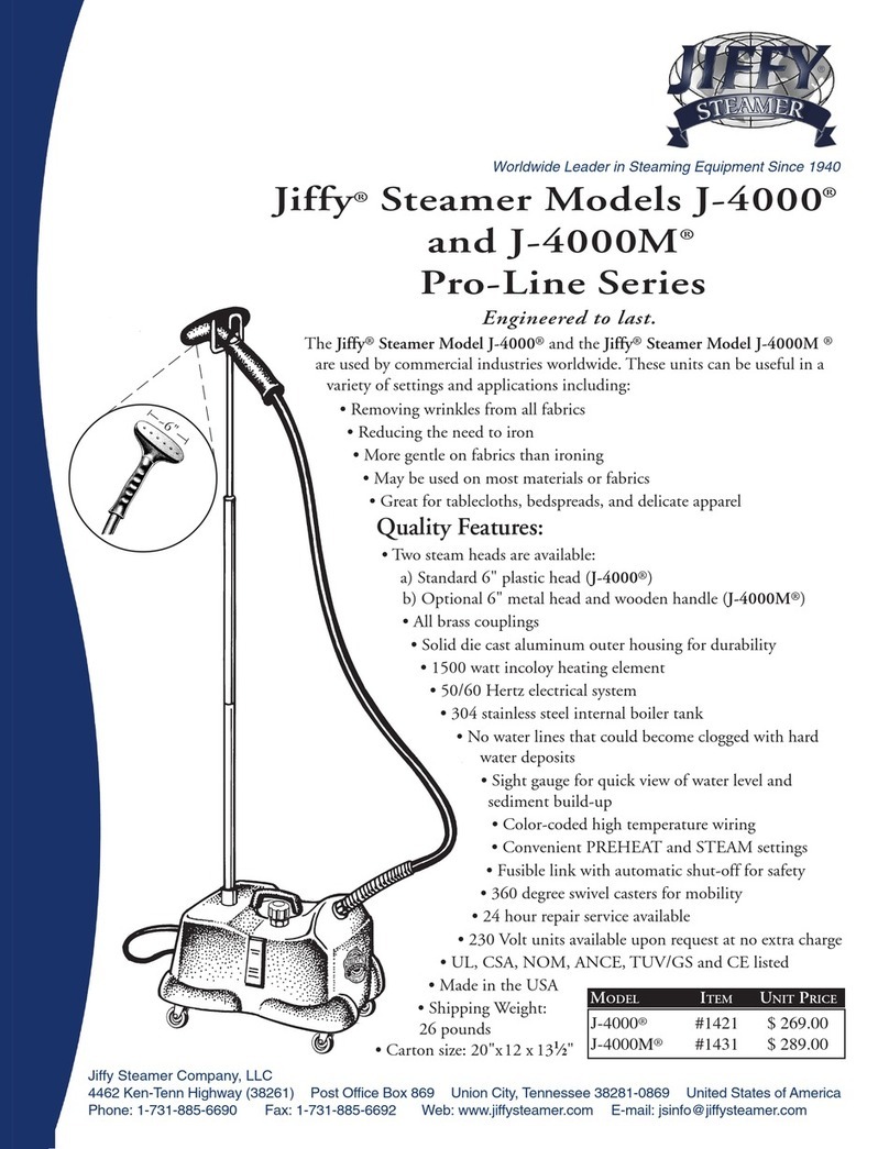 Jiffy Pro-Line J-4000 User manual