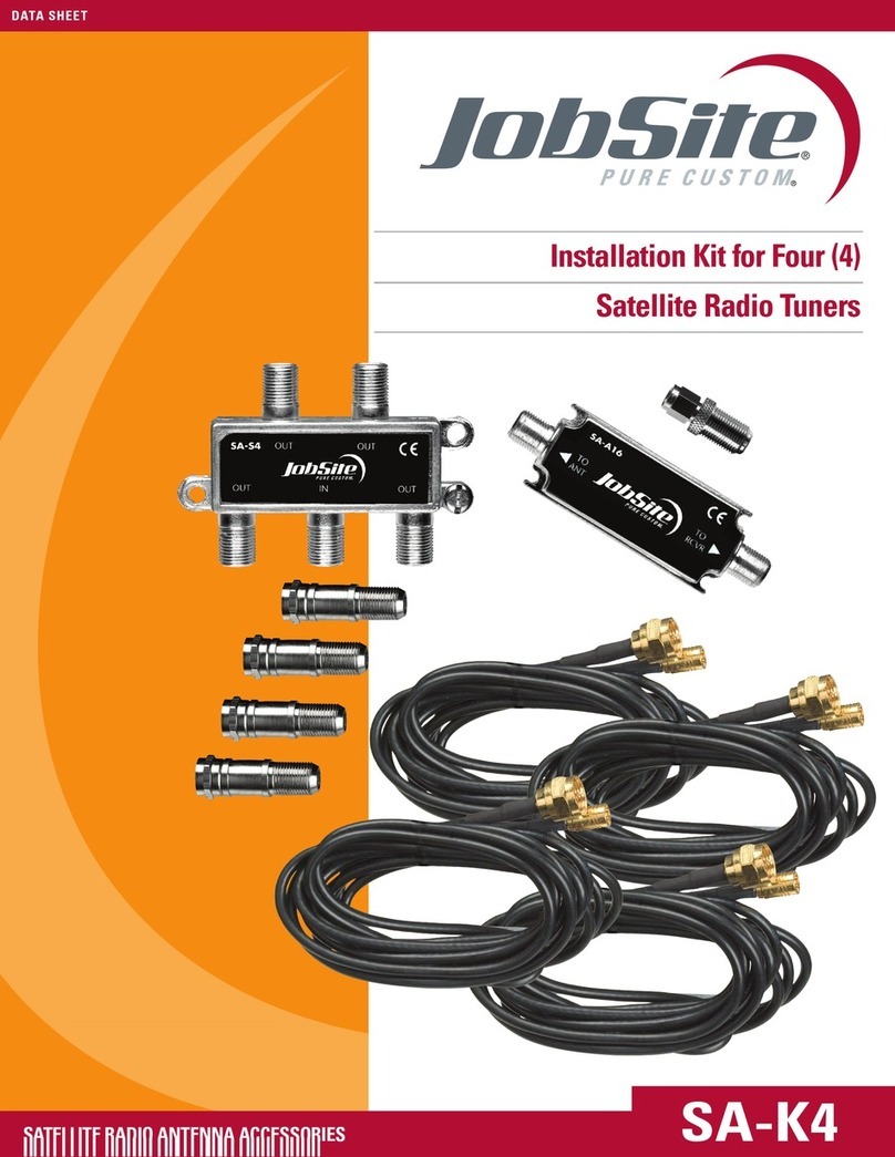 Jobsite SA-A16 datasheet