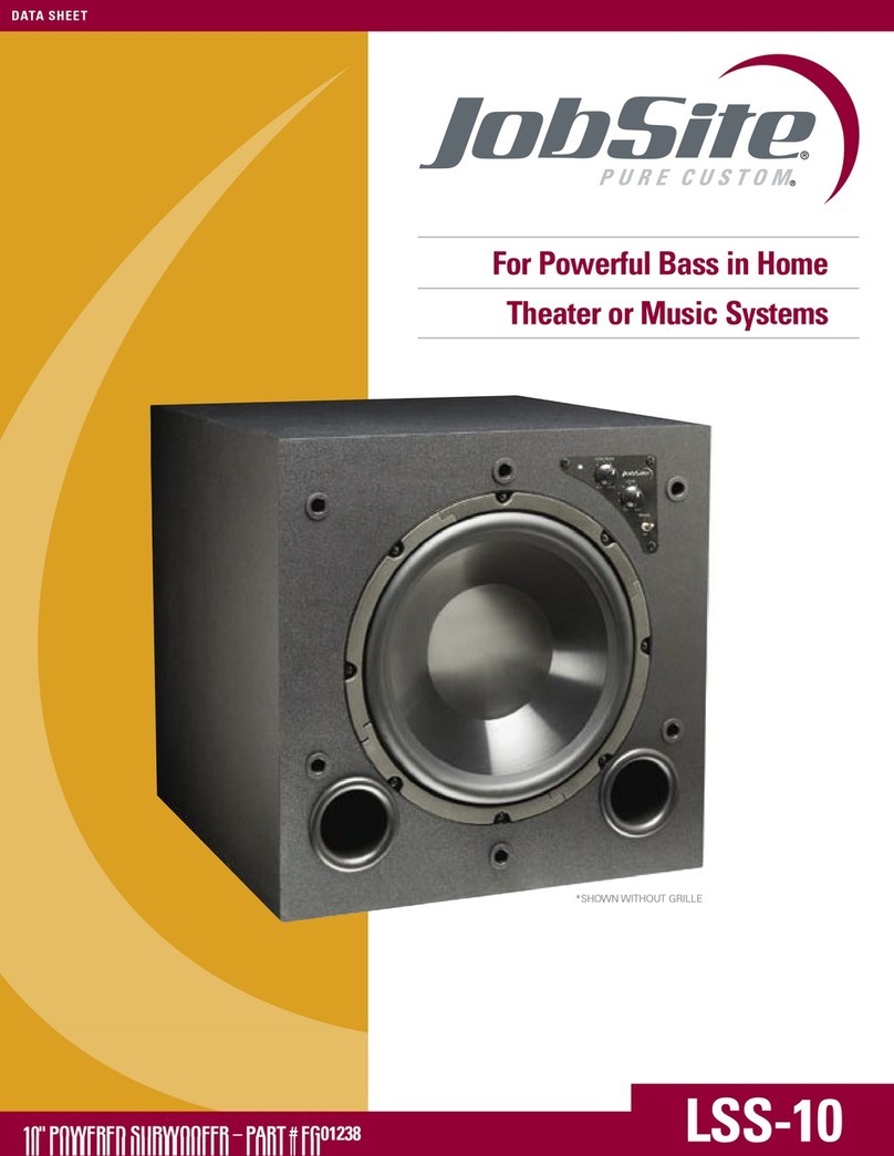 Jobsite LSS-10 User manual