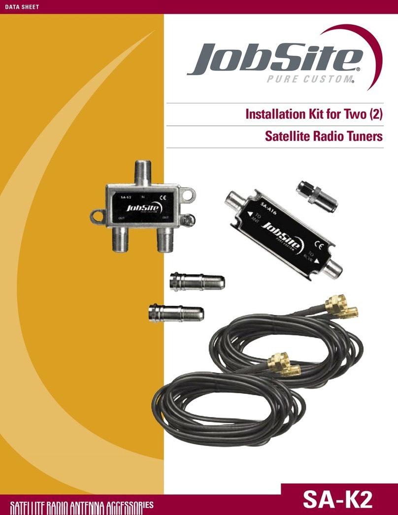 Jobsite SA-A16 datasheet