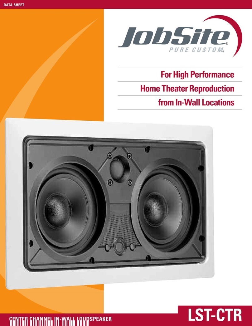Jobsite LST-CTR datasheet