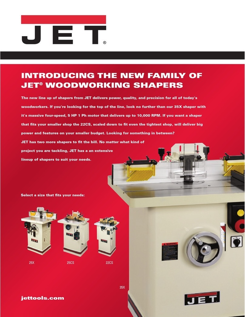 Jet JWS-22CS User manual Jet JWS-22CS User manual