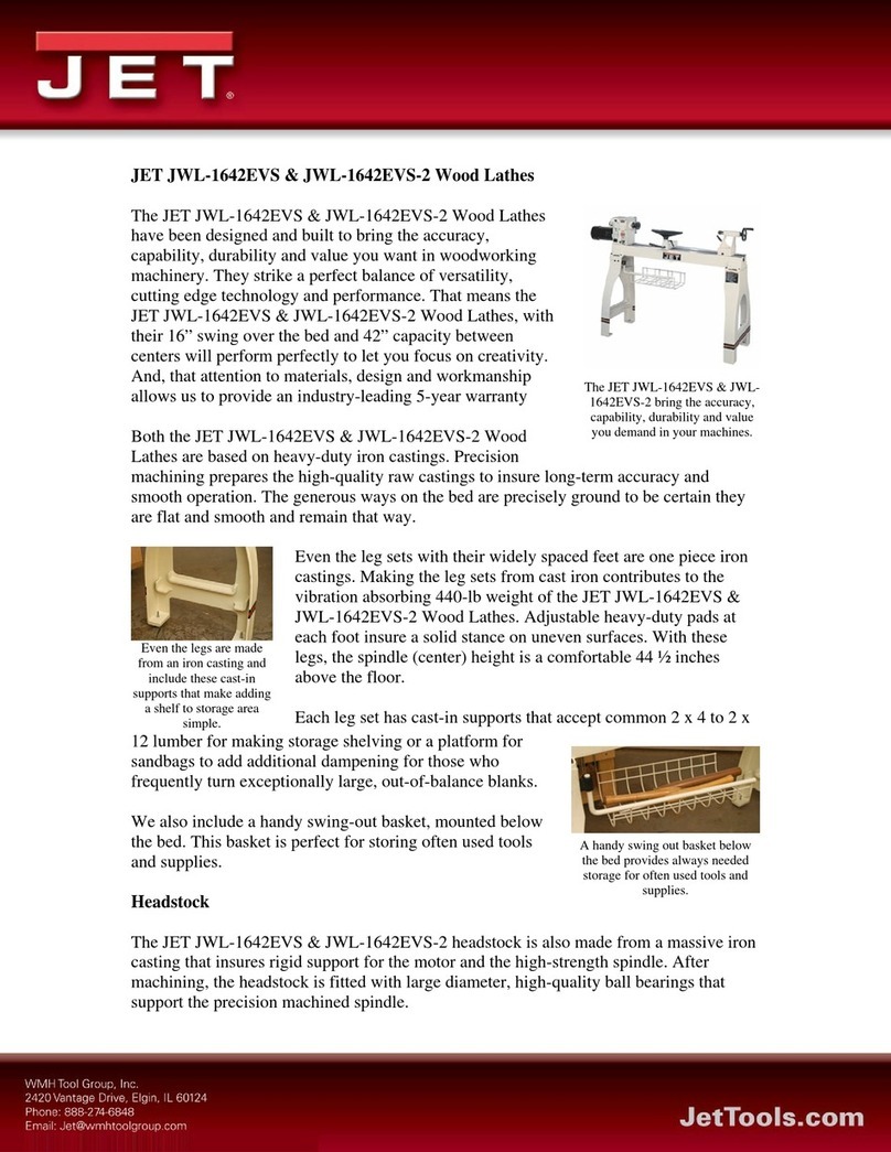 Jet JWL-1642EVS User manual Jet JWL-1642EVS User manual