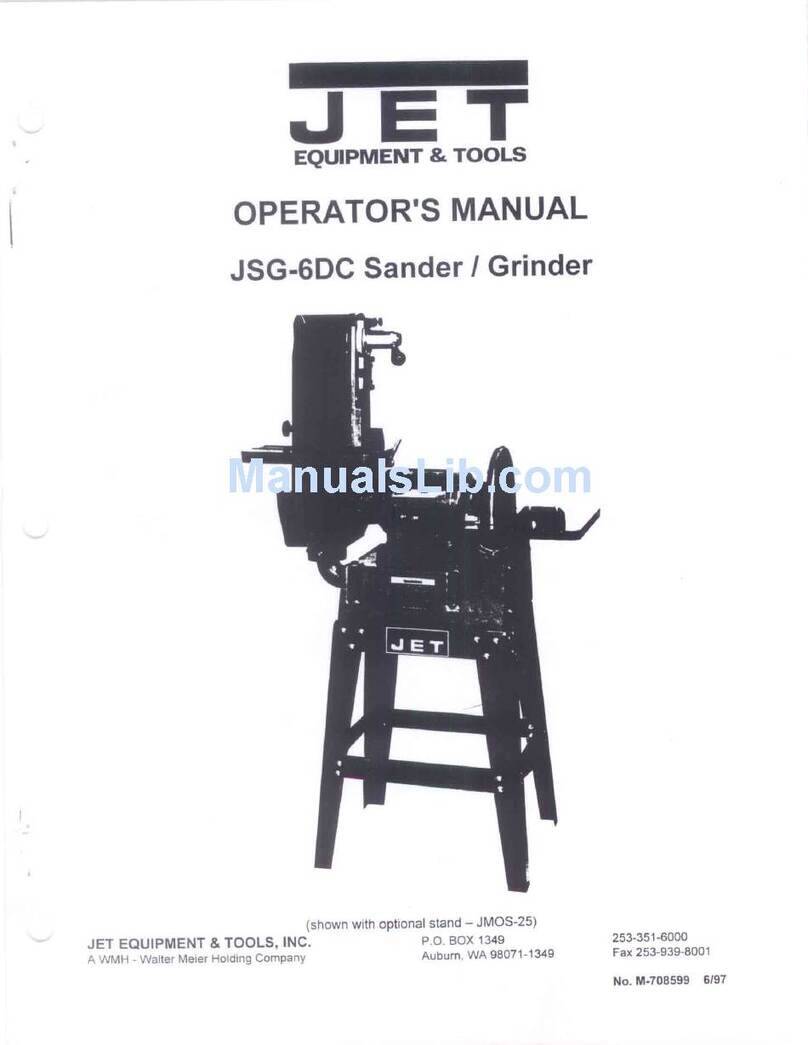 Jet JSG-6DC User manual