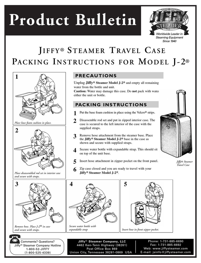 Jiffy J-2 User manual