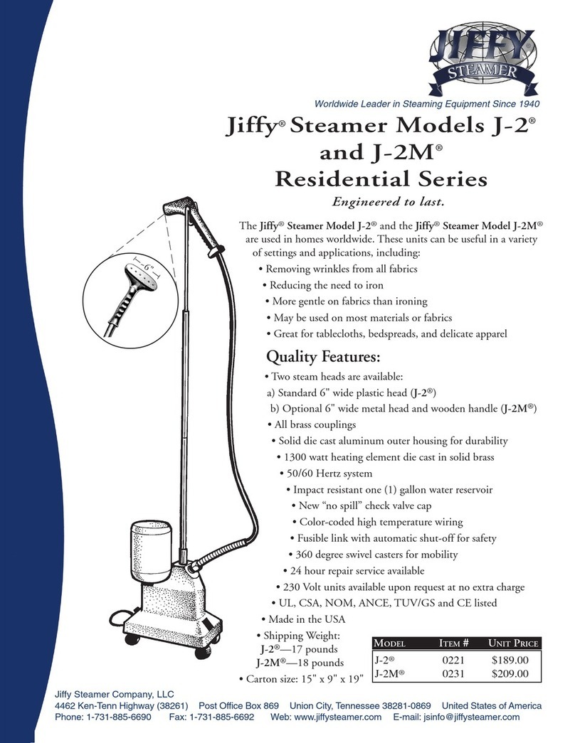 Jiffy J-2 User manual