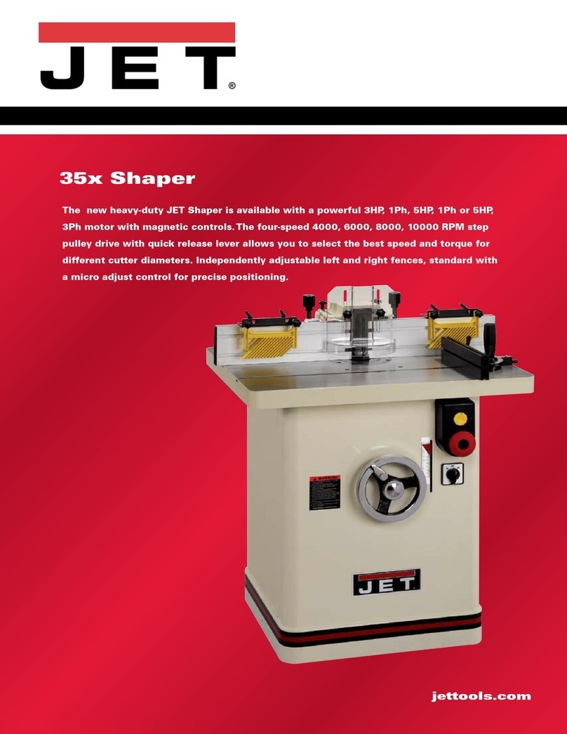 Jet JWS-35X3-1 User manual