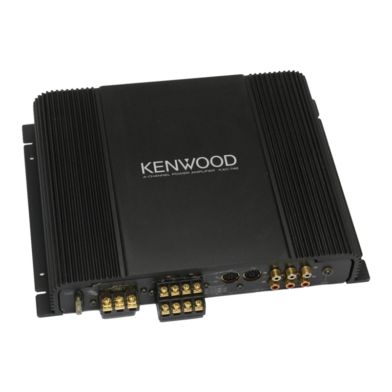 Kenwood KAC-742 instruction manual