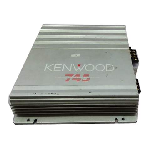 Kenwood KAC-745 User manual