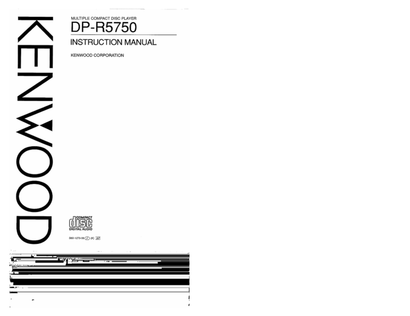 Kenwood DP-R5750 User manual Kenwood DP-R5750 User manual