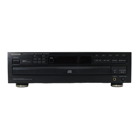 Kenwood DP-R4440 User manual Kenwood DP-R4440 User manual