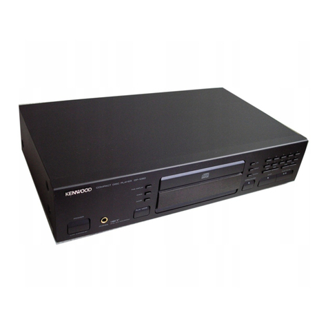 Kenwood DP-1050 User manual Kenwood DP-1050 User manual