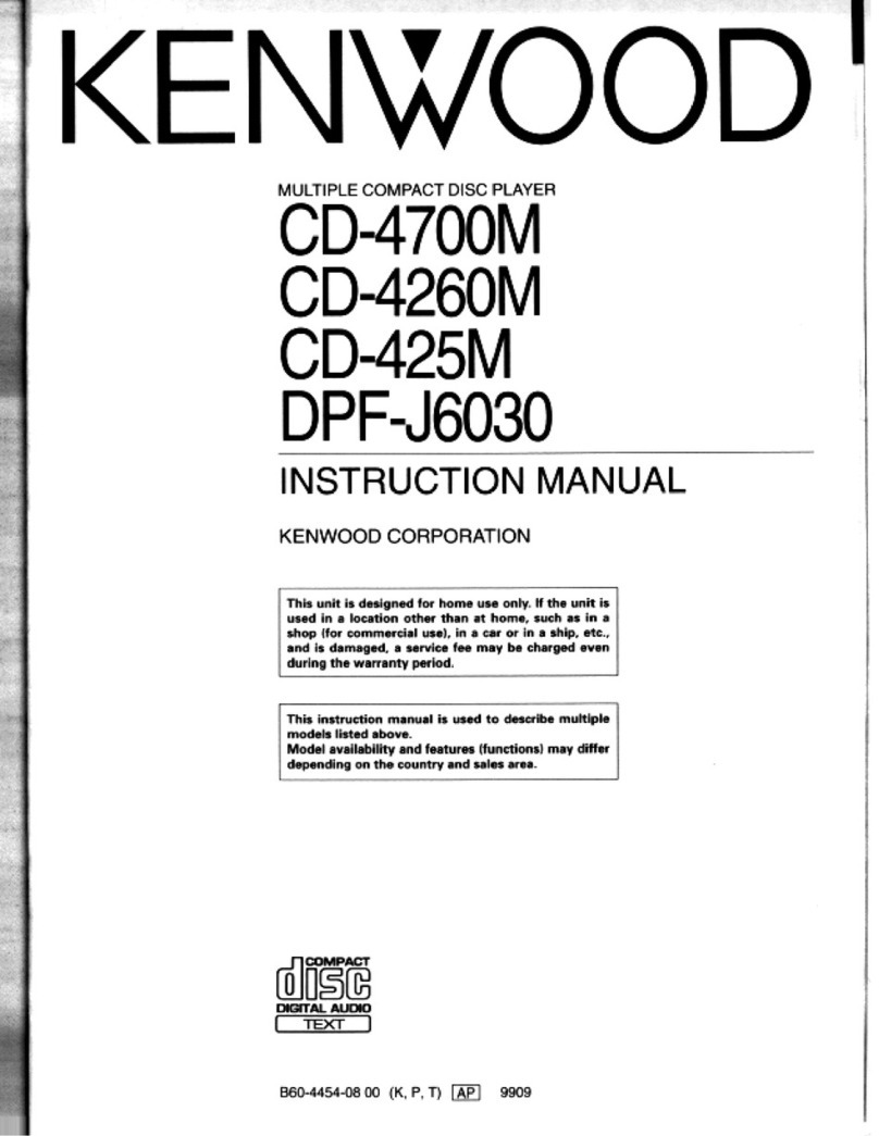 Kenwood CD-425M User manual