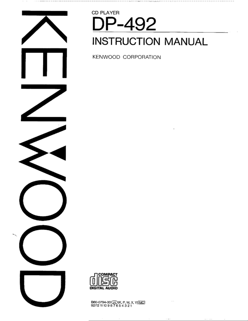Kenwood DP-492 instruction manual