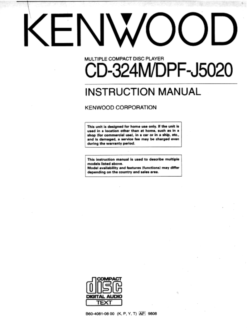 Kenwood CD-324M User manual