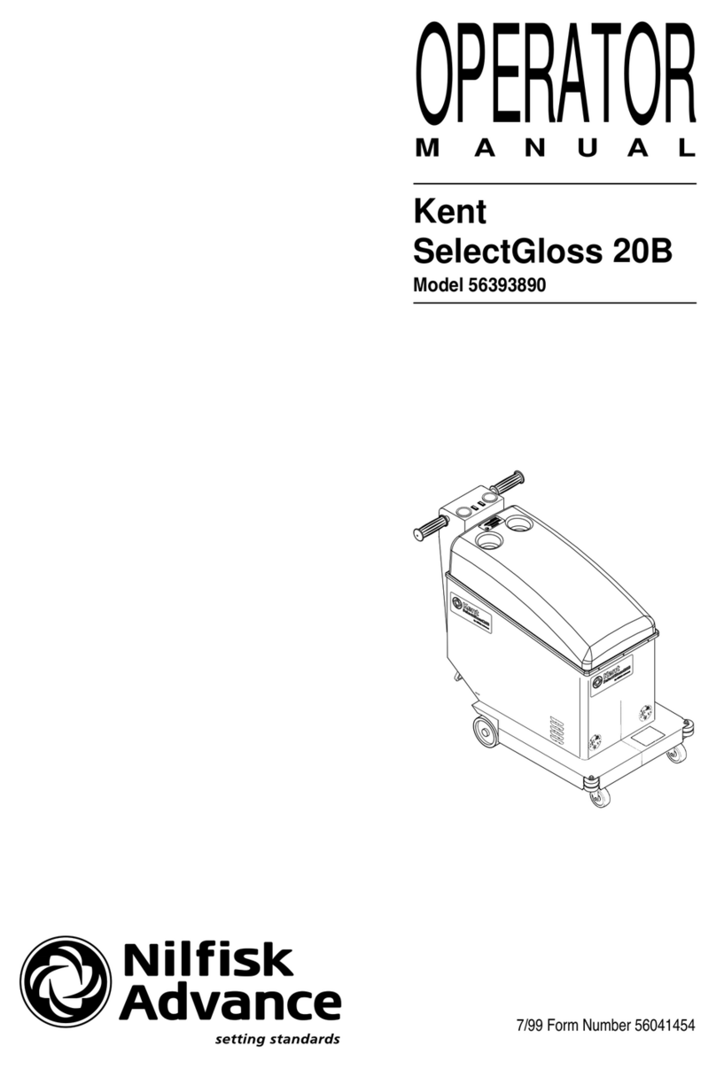 Nilfisk-Advance SelectGloss 20B Operator's manual