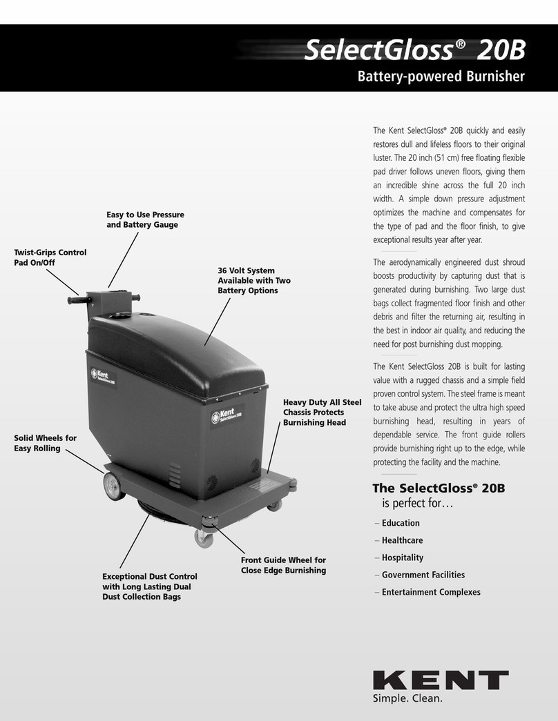 KENT SelectGloss 20B User manual