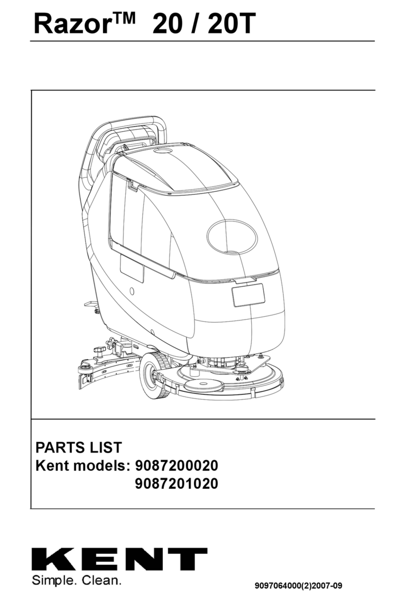 Kent Euroclean 20 parts list