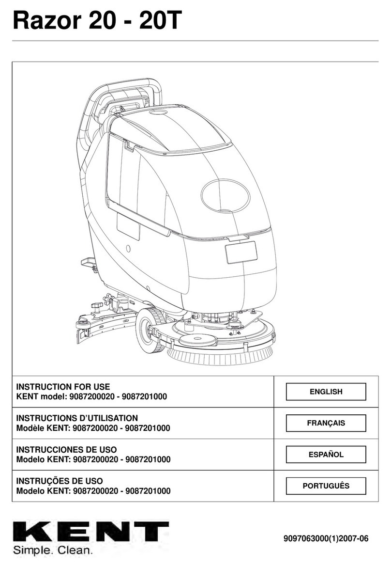 Kent Euroclean 20 Instructions for use