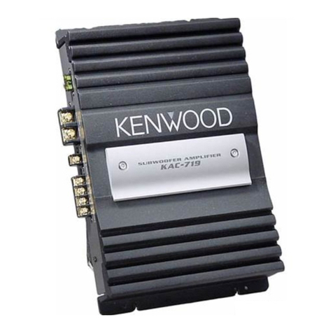 Kenwood KAC-719 User manual
