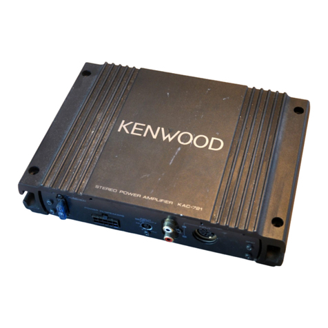 Kenwood KAC-721 User manual