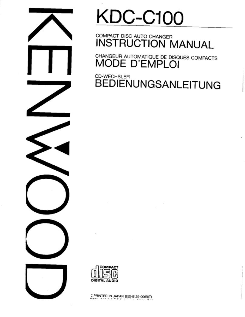 Kenwood KDC-C100 User manual