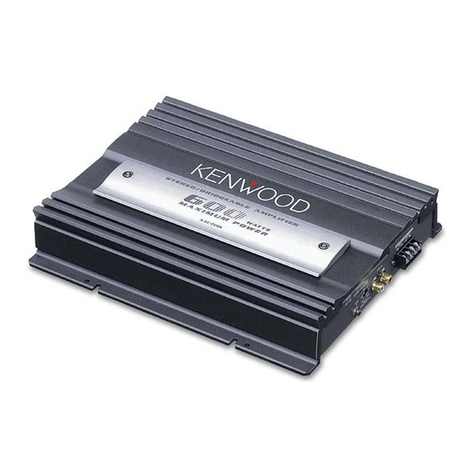 Kenwood KAC-428S User manual