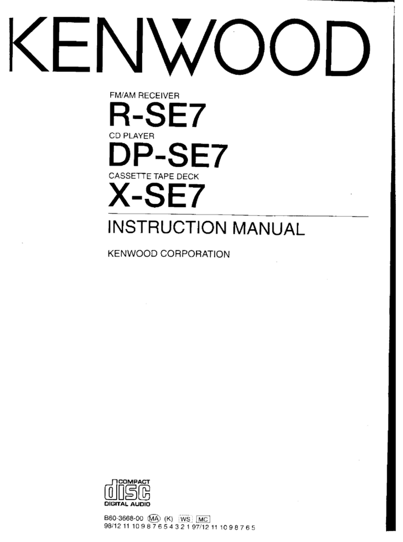 Kenwood DP-SE7 User manual