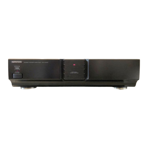 Kenwood KM-X1000 User manual