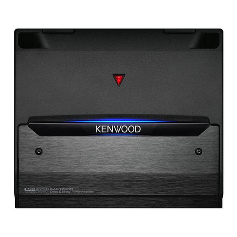 Kenwood KAC-8105D instruction manual