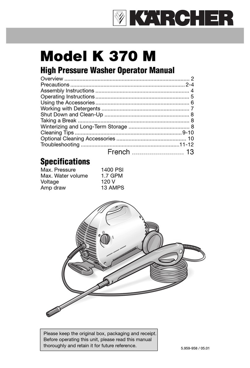 Kärcher K 370 M User manual