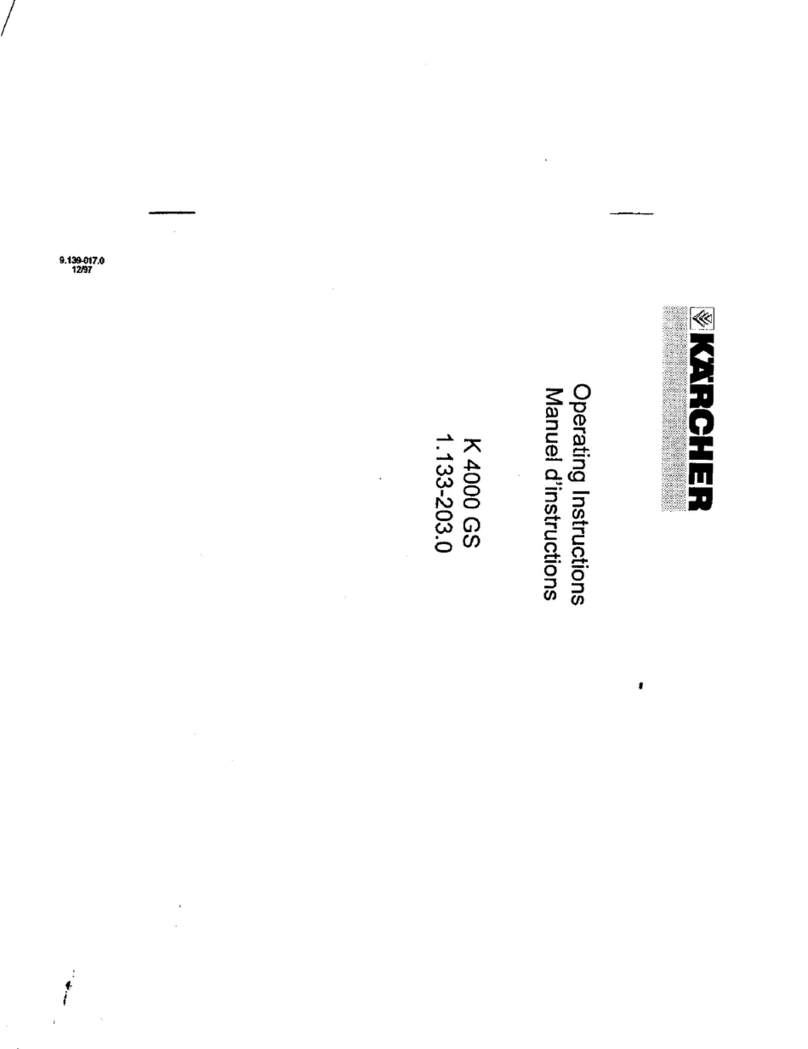 Kärcher K 4000 GS User manual
