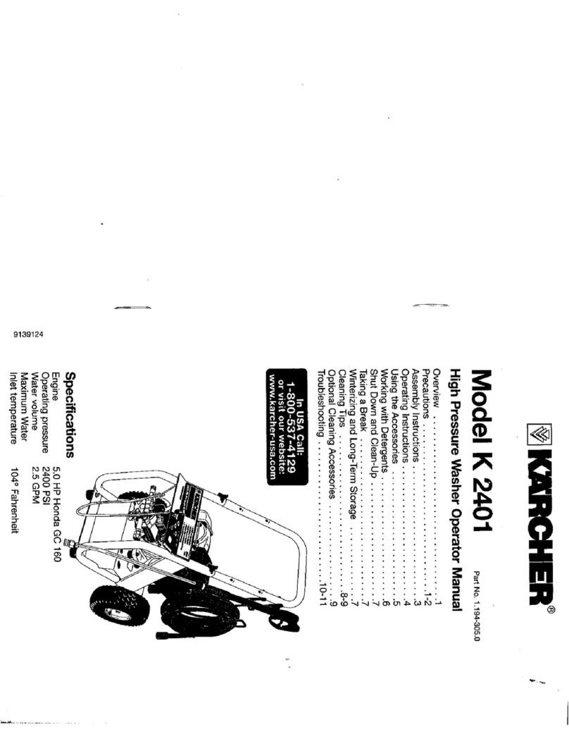 Kärcher K 2401 Operator's manual