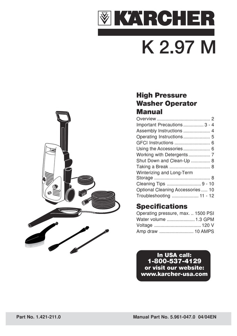 Kärcher K 2.110 M Operator's manual
