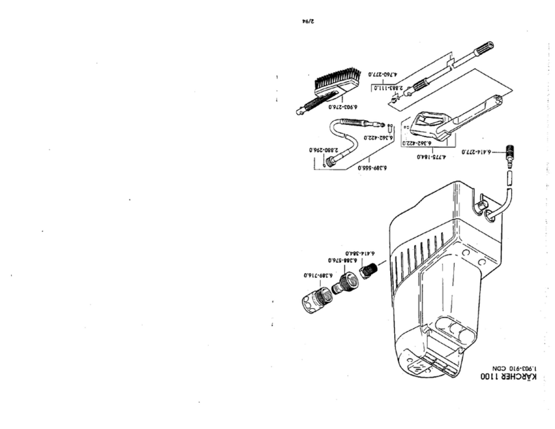 Kärcher K 1100 operating instructions