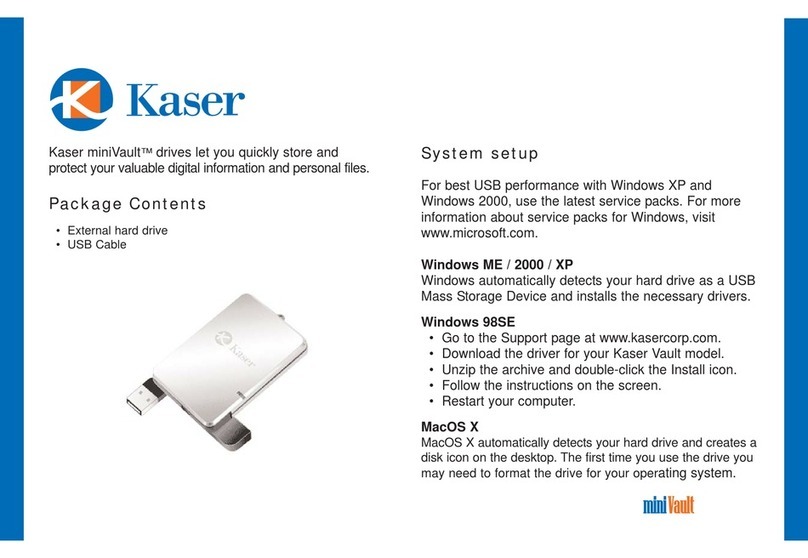 Kaser MiniVault User manual