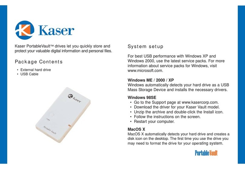 Kaser Portable Vault Package Contents