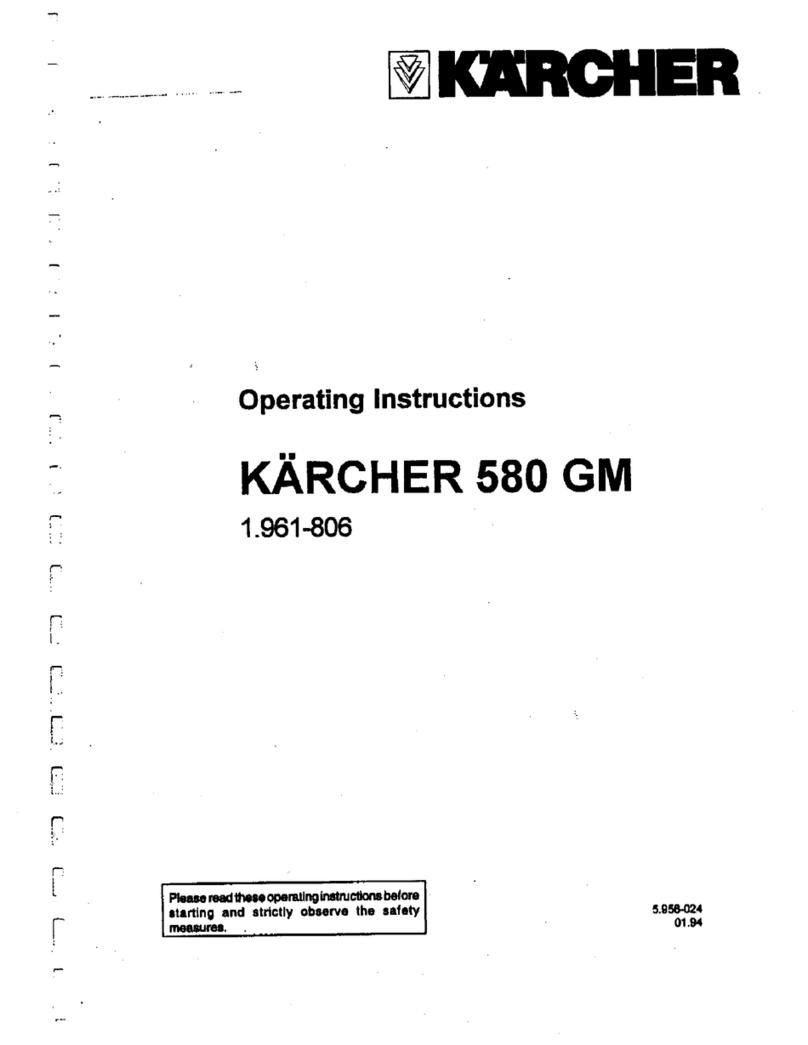 Kärcher K 580 GM user guide