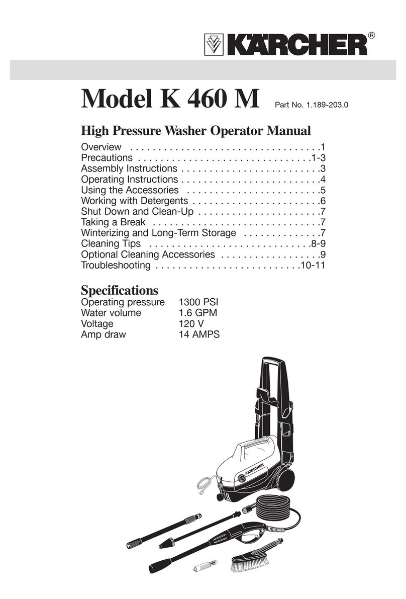 Kärcher K 460 M Operator's manual