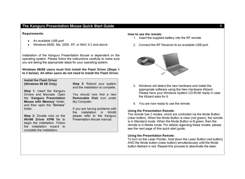 Kanguru Presenter Mouse How to use