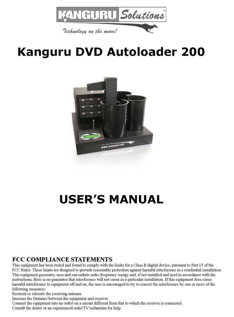 Kanguru DVD Autoloader 200 user manual