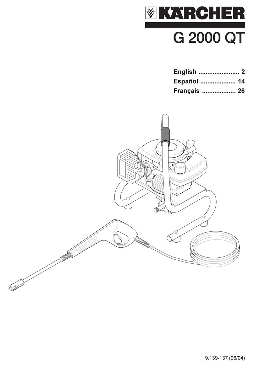 Kärcher G 2000 QT User manual