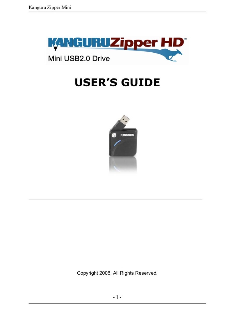 Kanguru Zipper Mini User manual