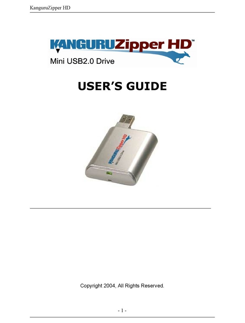 Kanguru Zipper HD User manual