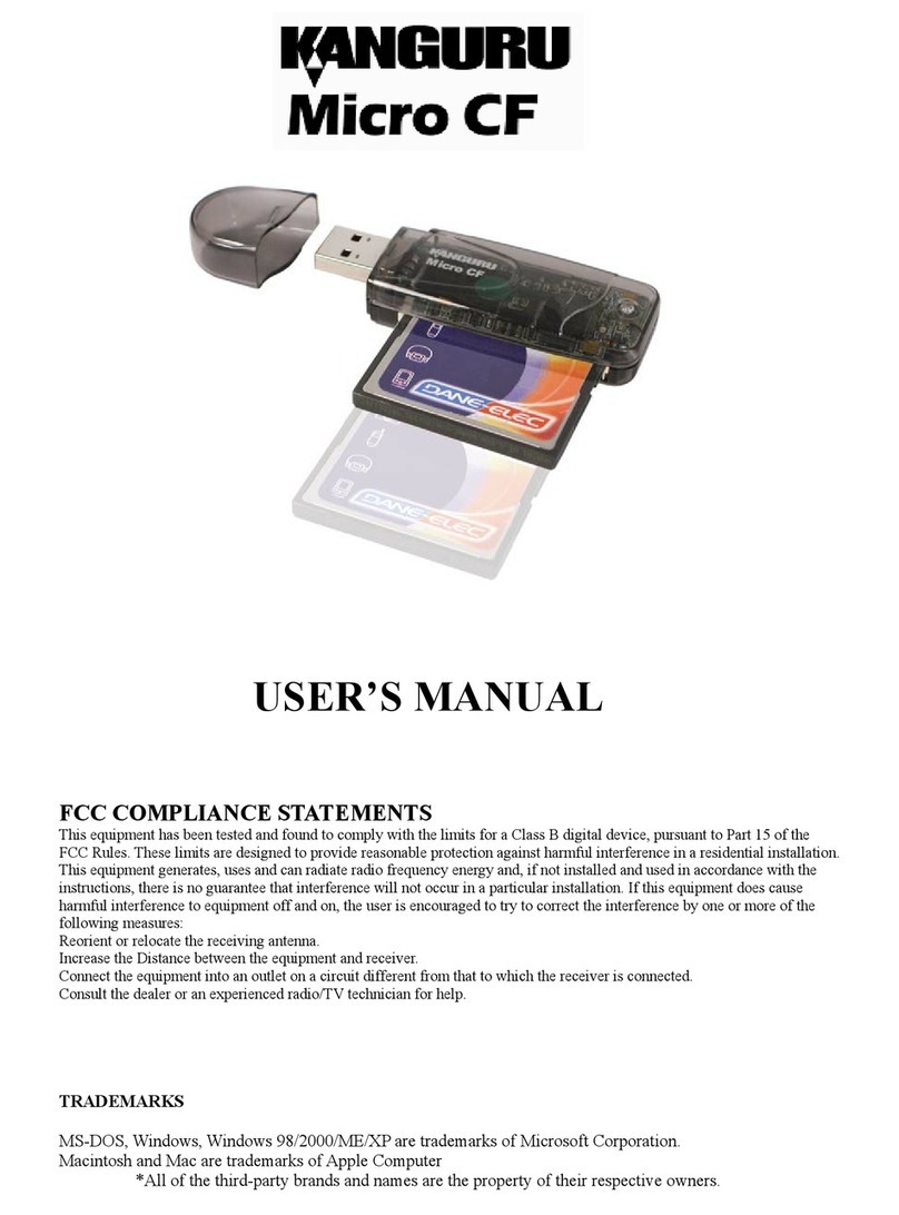 Kanguru Micro CF user manual