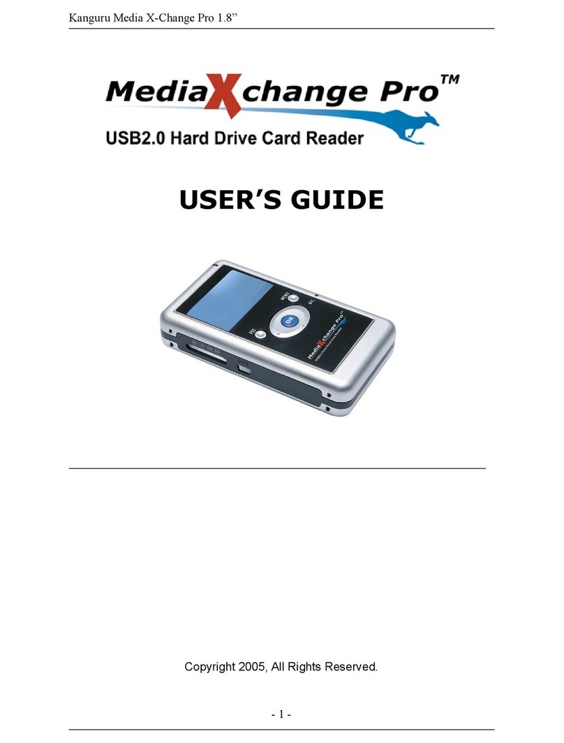 Kanguru Media X-Change Pro User manual Kanguru Media X-Change Pro User manual