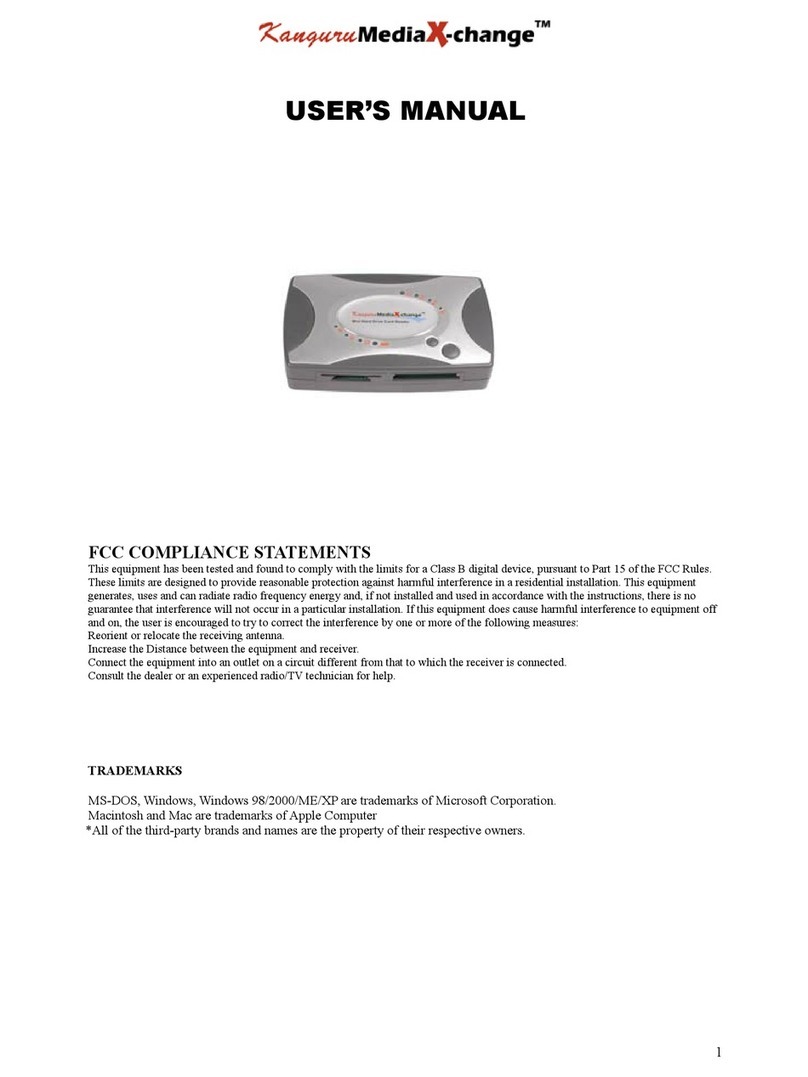 Kanguru Media X-Change 2.0 User manual Kanguru Media X-Change 2.0 User manual
